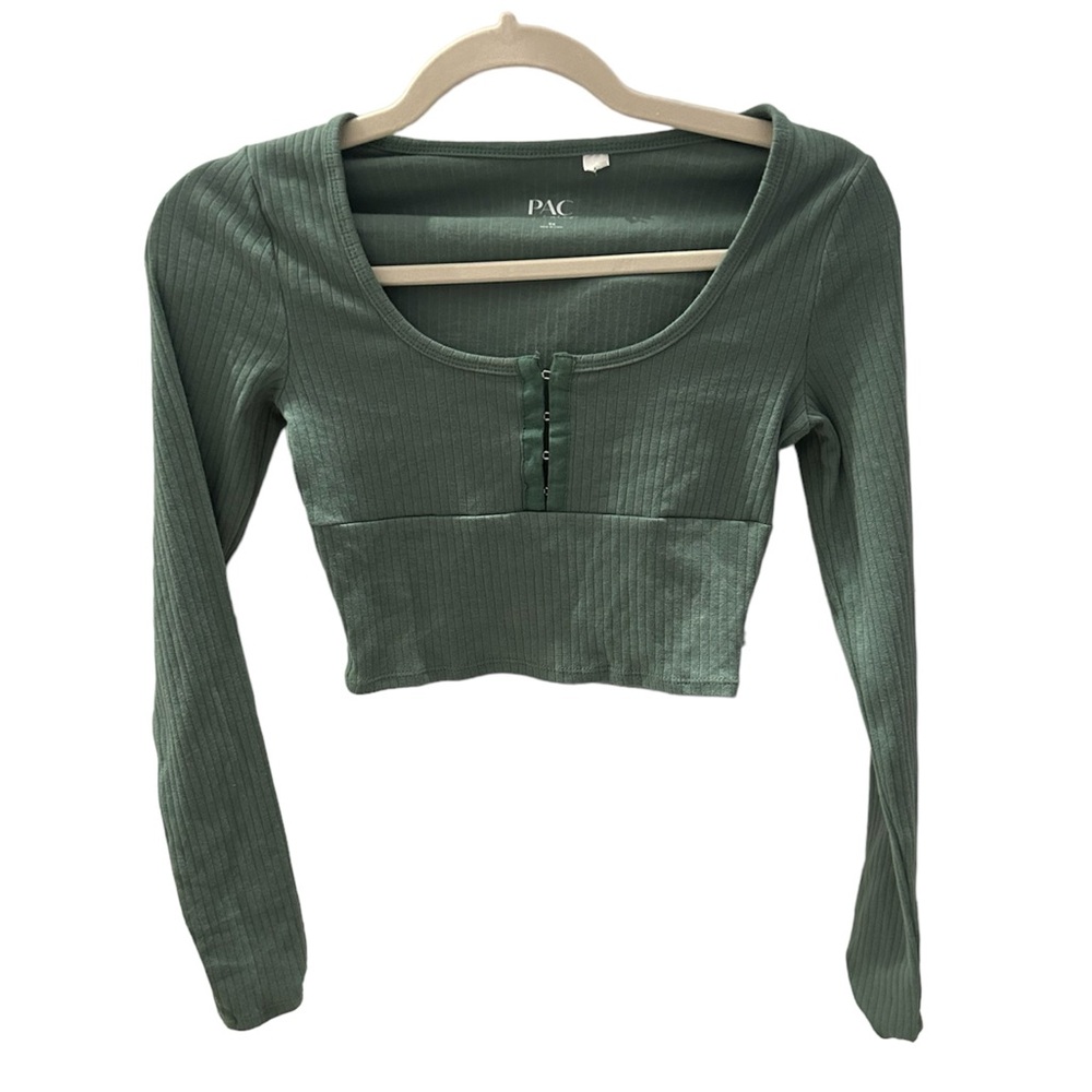 LONG SLEEVE CROP TOP - PACSUN